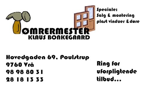 Tømrermester Klaus Bonkegaard logo